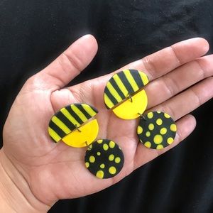 Summer colorful drop earrings